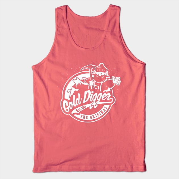 The Original Gold Digger Tank Top by WarbucksDesign